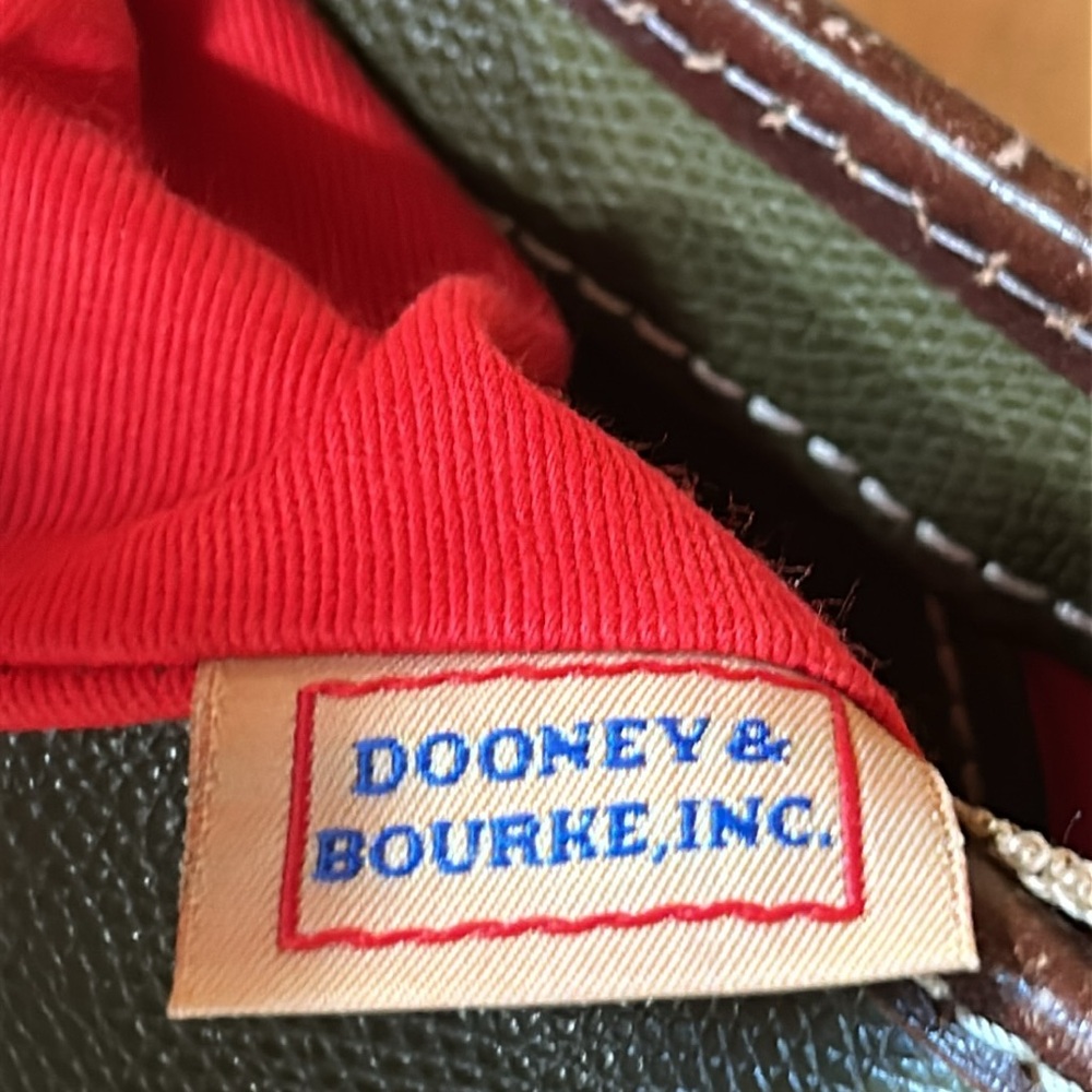 Dooney & Bourke Claremont Cynthia Tote,Olive/Chocolate MSRP $298 Large Handbag - Picture 11 of 11